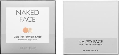 Компактная пудра для лица Naked Face Veil-Fit Cover Pact 02 Natural Beige вид 3