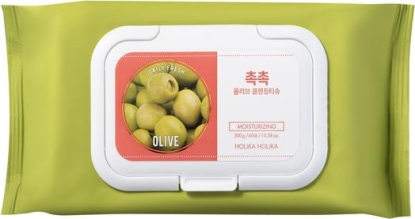 Салфетки для снятия макияжа Daily Fresh Olive Cleansing Tissue (60 шт)