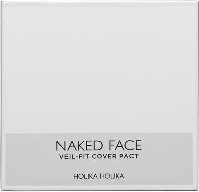 Компактная пудра для лица Naked Face Veil-Fit Cover Pact 01 Light Beige вид 4