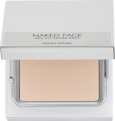 Компактная пудра для лица Naked Face Veil-Fit Cover Pact 01 Light Beige